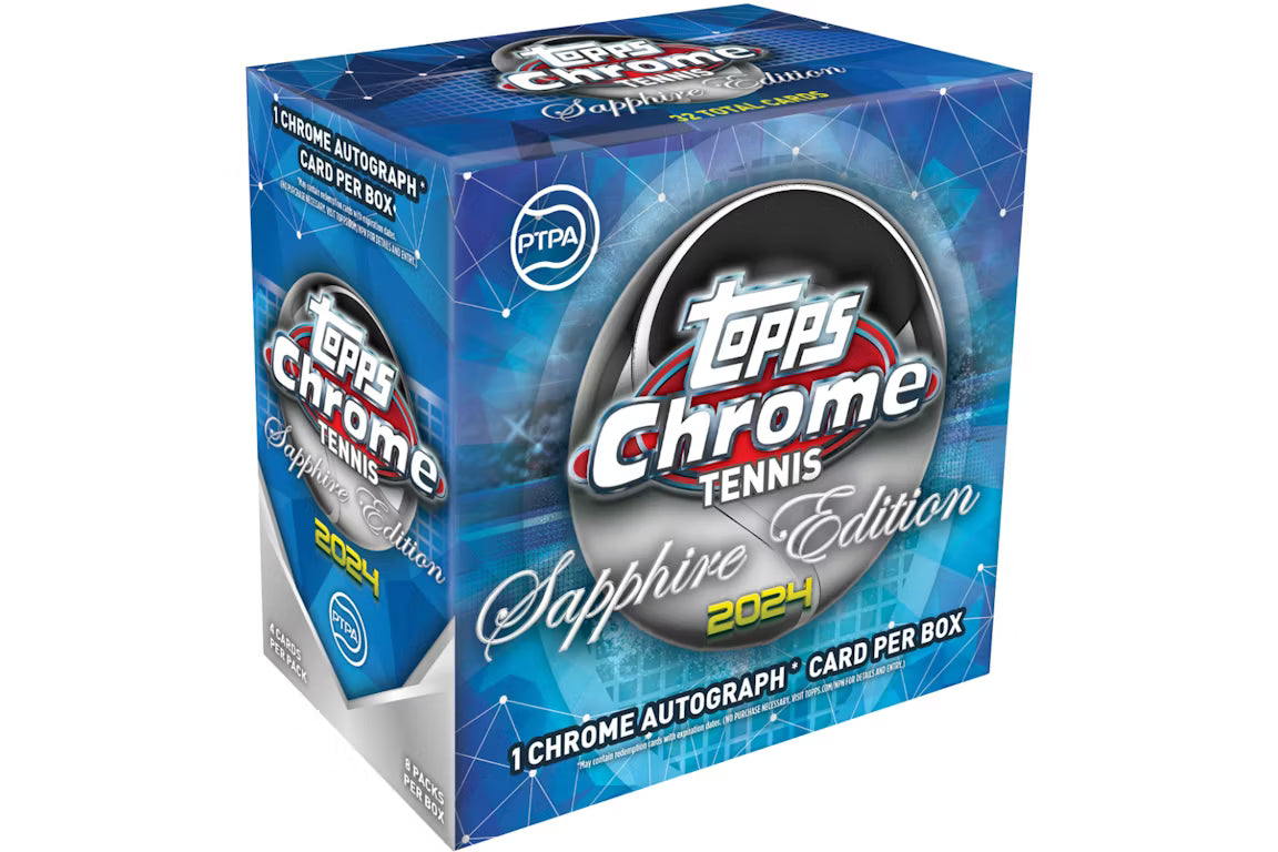 2024 Topps Chrome Sapphire Tennis Hobby Box