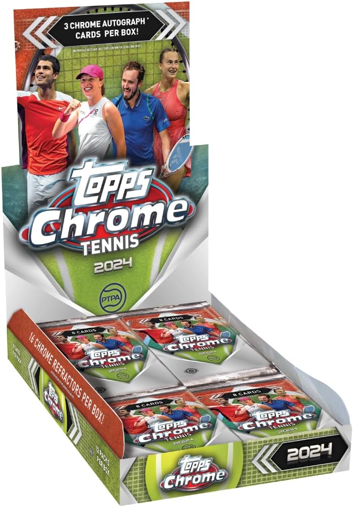 2024 Topps Chrome Tennis Hobby Box