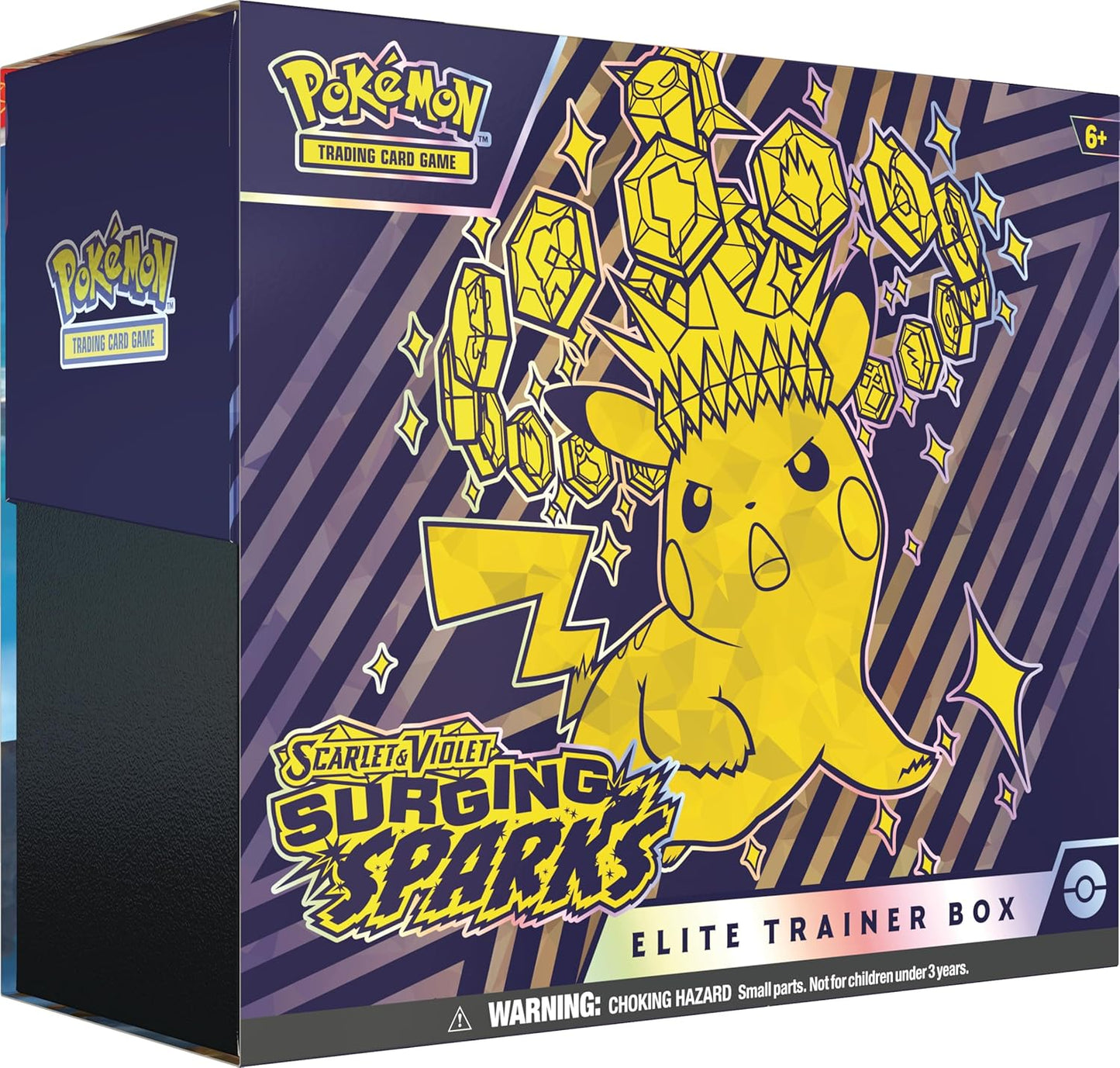 Scarlet & Violet Surging Sparks Elite Trainer Box, 9 Packs, Card Sleeves, Energy, Factory Sealed, New