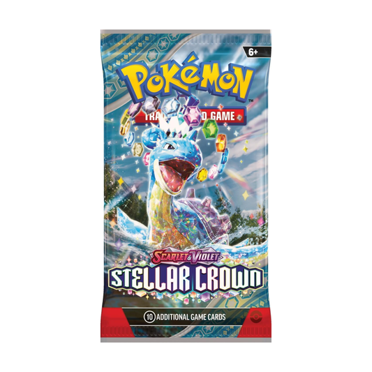 Pokemon Scarlet & Violet Stellar Crown Loose Booster Packs, 36 Count