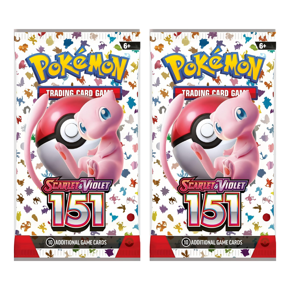 Scarlet & Violet 151 Booster Pack Bundle, 2-Packs, 10 Cards per Pack
