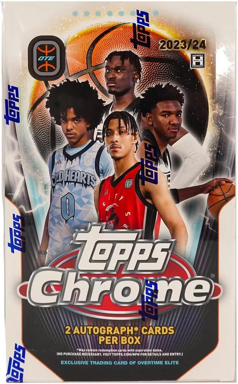 2023-24 Topps Chrome Overtime Elite Basketball Hobby Box
