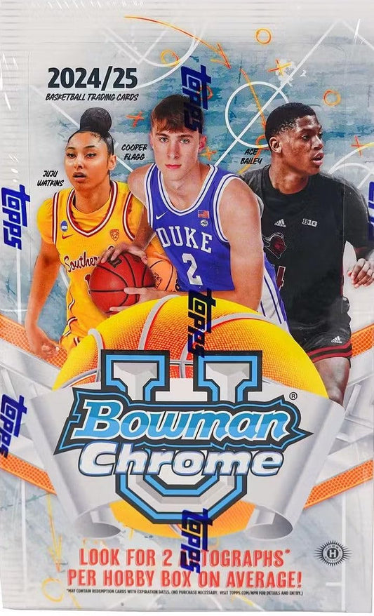 2024-25 Bowman Chrome U Basketball Hobby Box