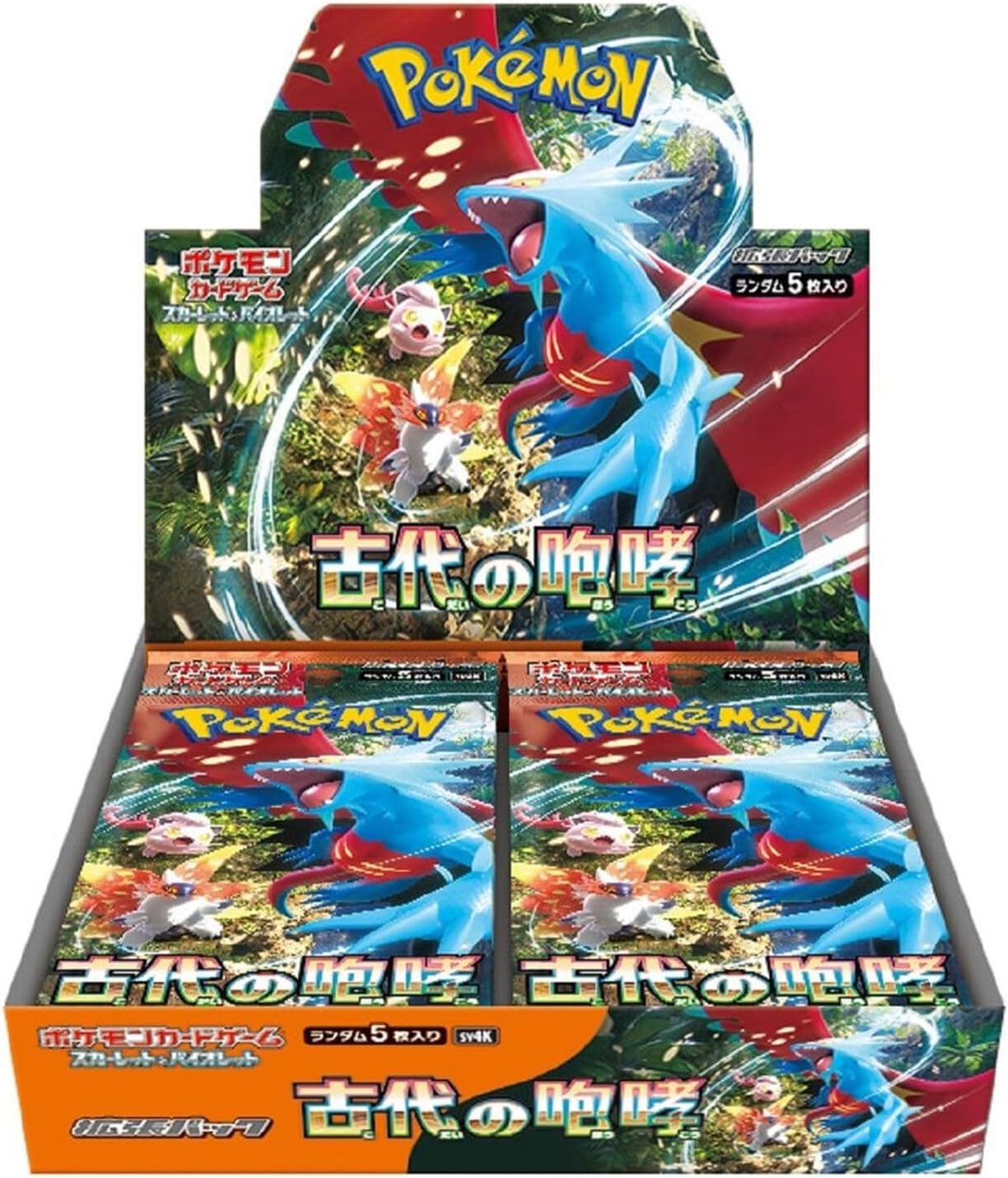 Pokemon Ancient Roar Japanese Booster Box SV4K