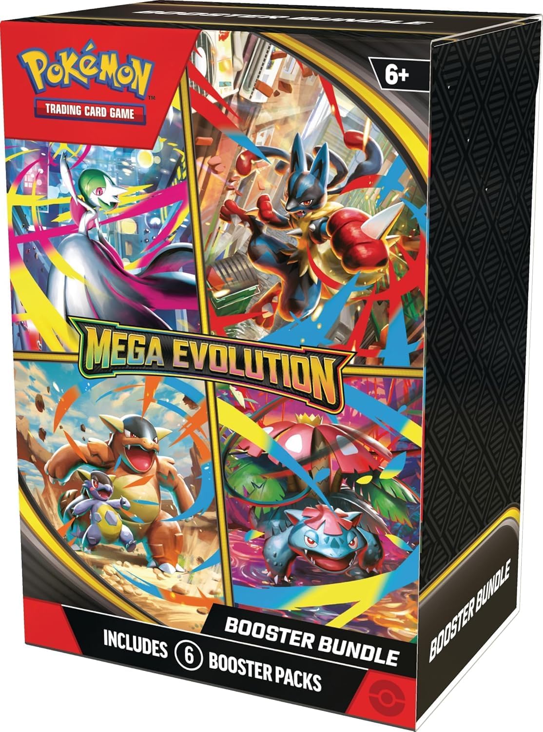Pokemon Mega Evolution Booster Bundle, 6 Packs per Box, English, New, Factory Sealed, Ages 6+