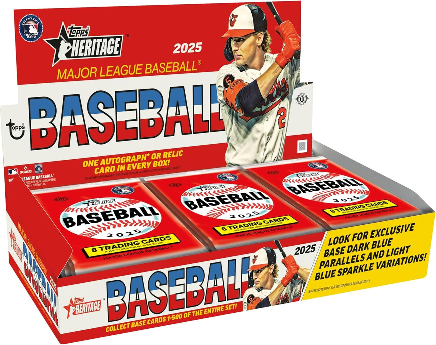 2025 Topps Heritage Baseball Hobby Box