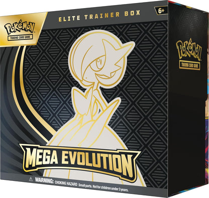 Pokemon Mega Evolution ETB, 9 Packs per Box, English, New, Promo, Factory Sealed