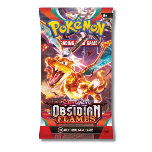 Pokemon Scarlet & Violet Obsidian Flames Loose Booster Packs, 36 Count