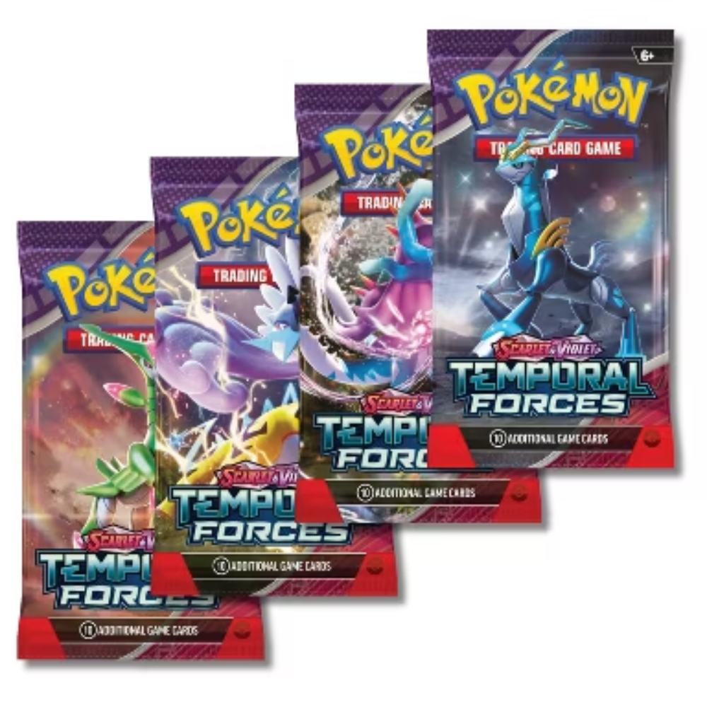Pokemon Scarlet & Violet Temporal Forces Loose Booster Packs, 36 Count