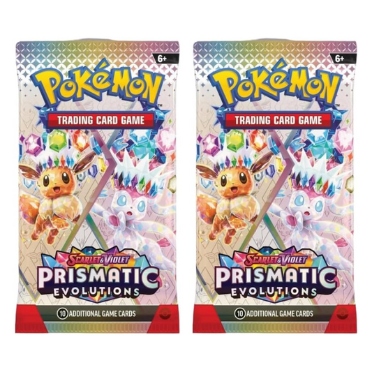 Prismatic Evolutions Booster Pack Bundle, 2-Packs, 10 Cards per Pack