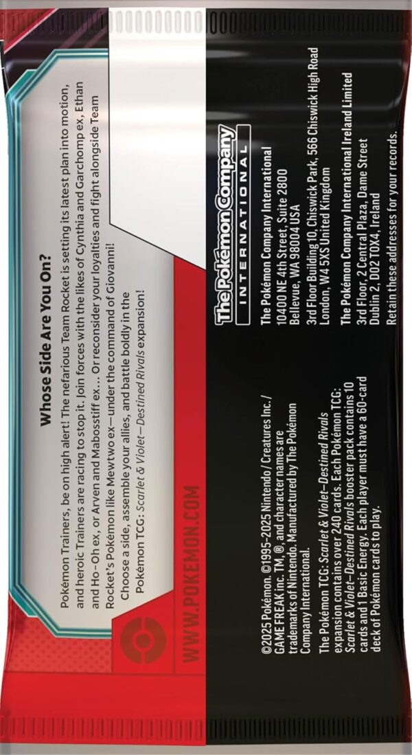 Pokemon Scarlet & Violet Destined Rivals Booster Box - Image 8