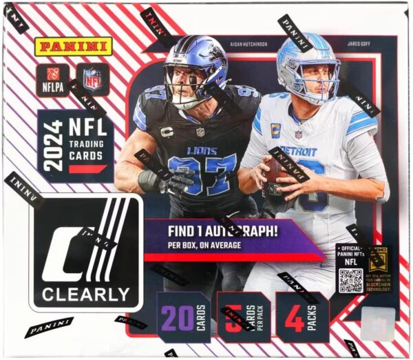 2024 Panini Clearly Donruss Football Hobby Box - Image 2