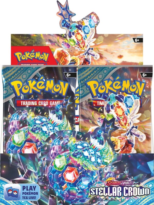Pokemon Scarlet & Violet Stellar Crown Booster Pack, 36 Count - Image 4