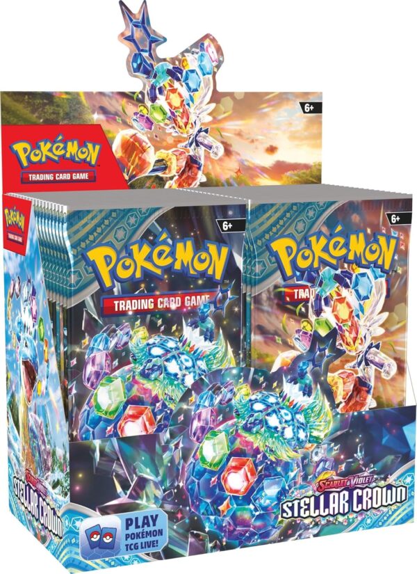 Pokemon Scarlet & Violet Stellar Crown Booster Pack, 36 Count